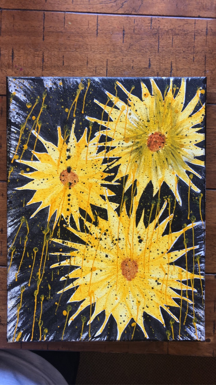 Dripping Sunflowers